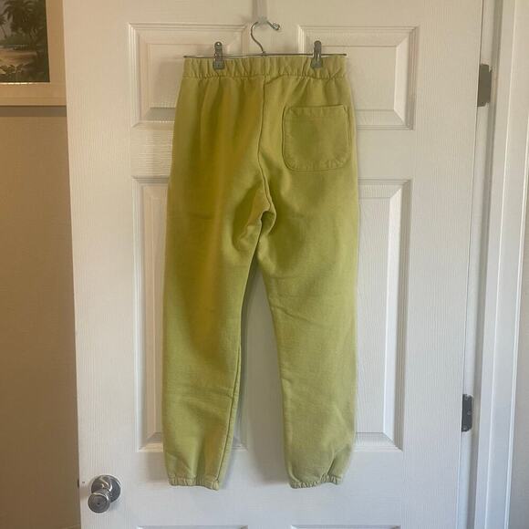 Revolve Morgan Stewart Sport Sweatpants in Lemon Lime size Small - Picture 11 of 13
